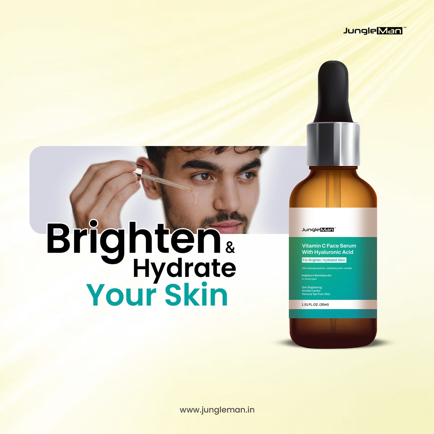 JungleMan Premium Vitamin C Face Serum